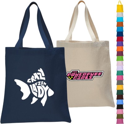 12 Oz. Heavyweight Cotton Canvas Tote Bag w/Web Handles (15" X 16")