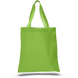 12 Oz. Heavyweight Cotton Canvas Tote Bag w/Web Handles (15" X 16")