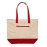 12 Oz. Cotton Canvas Zippered Tote Bag