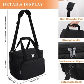 15L 24Can Soft Leakproof Insulated Cooler Lunch Bag