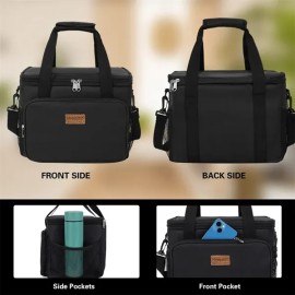 15L 24Can Soft Leakproof Insulated Cooler Lunch Bag