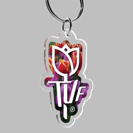 1/8" Custom Ultra Vivid Color Keychain