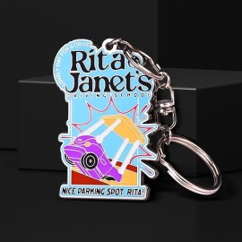 Hard Enamel Key Chain 1"- 2.5"