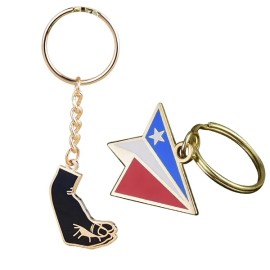 Hard Enamel Key Chain 1"- 2.5"