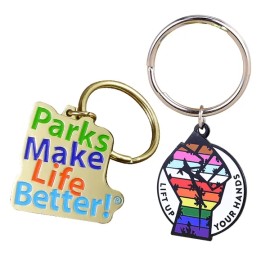 Hard Enamel Key Chain 1"- 2.5"