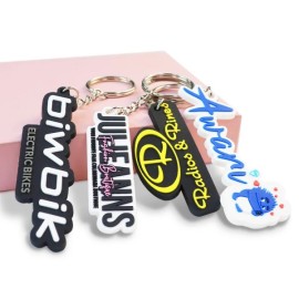 1.5" Custom 2D PVC Keychain(Decorated)