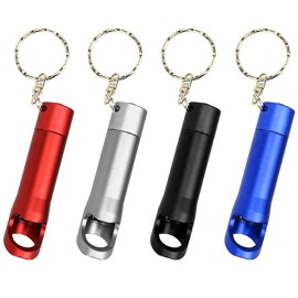 Aluminum LED Bottle Opener Keychain