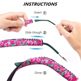 1" Sublimation Eyeglass Retainer Neoprene Sunglass Strap