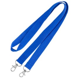 3/4" Double Ended Polyester Dye-Sublimation Lanyard Full Color
