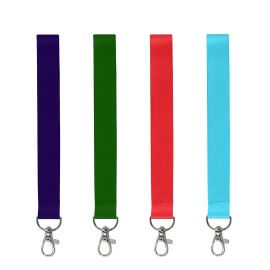 3/4" Full Color Sublimated Wrist Keychain Lanyard
