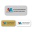 1.25" x 3" Aluminum Name Badge