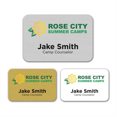 2" x 3" Aluminum Name Badge