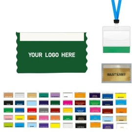 Badge Ribbon with Adhesive Strip, Custom Ribbons for Name