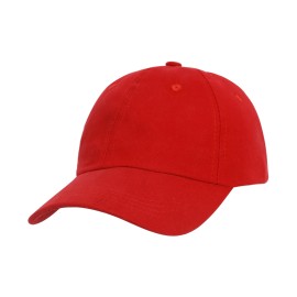 6 Panel Low Profile Unstructured Cotton Twill Baseball Cap
