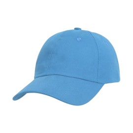 6 Panel Low Profile Unstructured Cotton Twill Baseball Cap