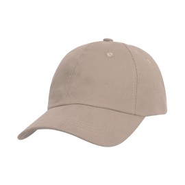 6 Panel Low Profile Unstructured Cotton Twill Baseball Cap