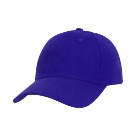 6 Panel Low Profile Unstructured Cotton Twill Baseball Cap