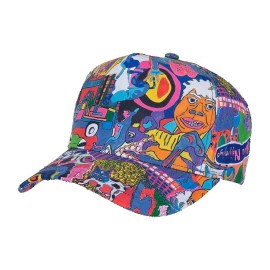 5 Panel Dye-Sublimated Structured baseball Caps
