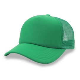 5 Panel High Profile Foam Mesh Back Trucker Cap