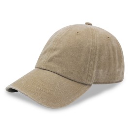 6 Panels Garment Pre-Washed Relaxed Golf Pigment Dyed Dad Cap