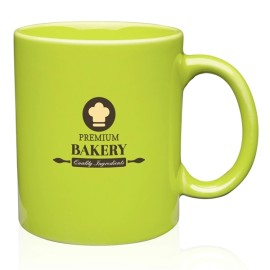 11 oz Color-Interior C-Handle Mug