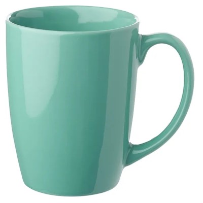 12 oz Glossy Curved Grip Mug