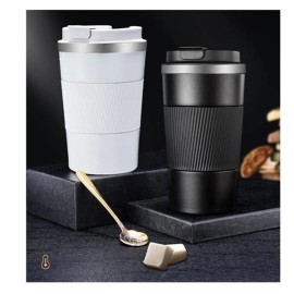 12 oz Gunmetal Travel Tumbler