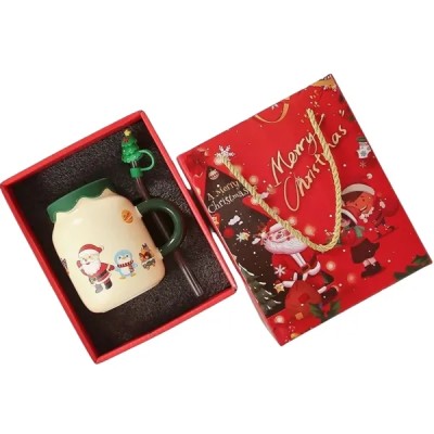 14.5 oz Santa Ceramic Mug Set