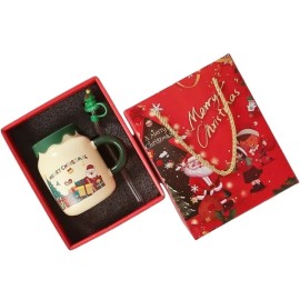 14.5 oz Santa Ceramic Mug Set