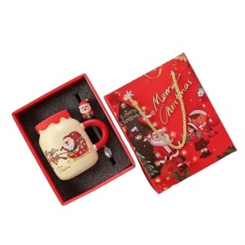 14.5 oz Santa Ceramic Mug Set