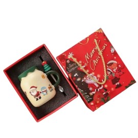 14.5 oz Santa Ceramic Mug Set