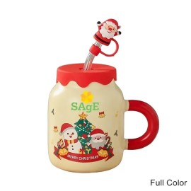 14.5 oz Santa Ceramic Mug Set