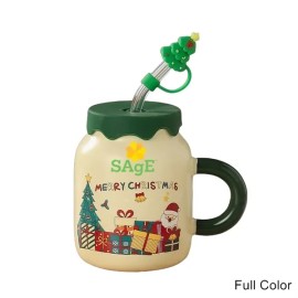 14.5 oz Santa Ceramic Mug Set