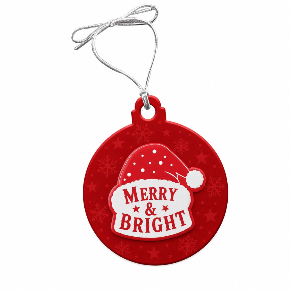 3" 5D Acrylic Holiday Ornament