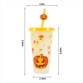 24 oz Halloween Color Changing Cup