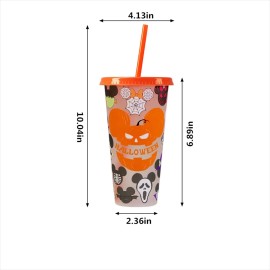 24 oz Cold-Activated Halloween Cup