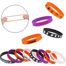 Halloween Silicone Wristbands Rubber Bracelets