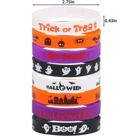 Halloween Silicone Wristbands Rubber Bracelets