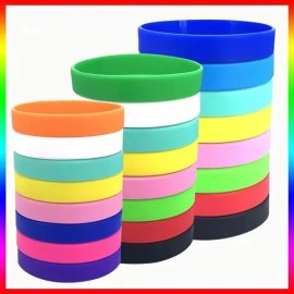 Silicon Bracelet Sport Rubber Wristband Customizable