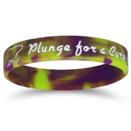 Colorfilled Silicone Wristband Bracelet