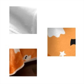 Festive Halloween Throw Blanket