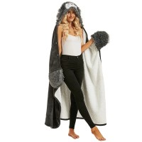 Sherpa Wearable Blanket Wrap