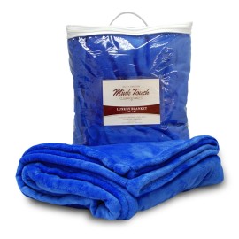 Embroidered Mink Touch Blanket