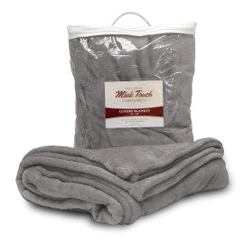 Embroidered Mink Touch Blanket