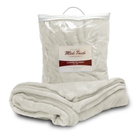 Embroidered Mink Touch Blanket
