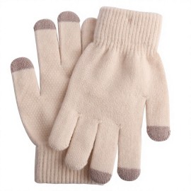 Deluxe Knit Touchscreen Gloves with Grip Palm