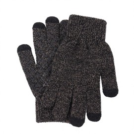 Deluxe Knit Touchscreen Gloves with Grip Palm