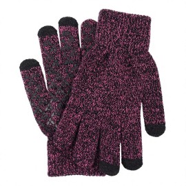 Deluxe Knit Touchscreen Gloves with Grip Palm