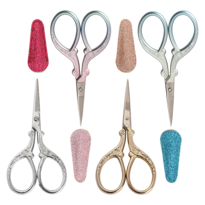 Makeup Scissors with Glitter Protective Cover