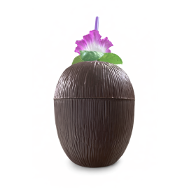 Coconut Cup With Straw